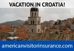 Tourist Insurance for Croatia
