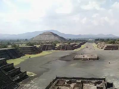 temple of the moon, teotihuacan